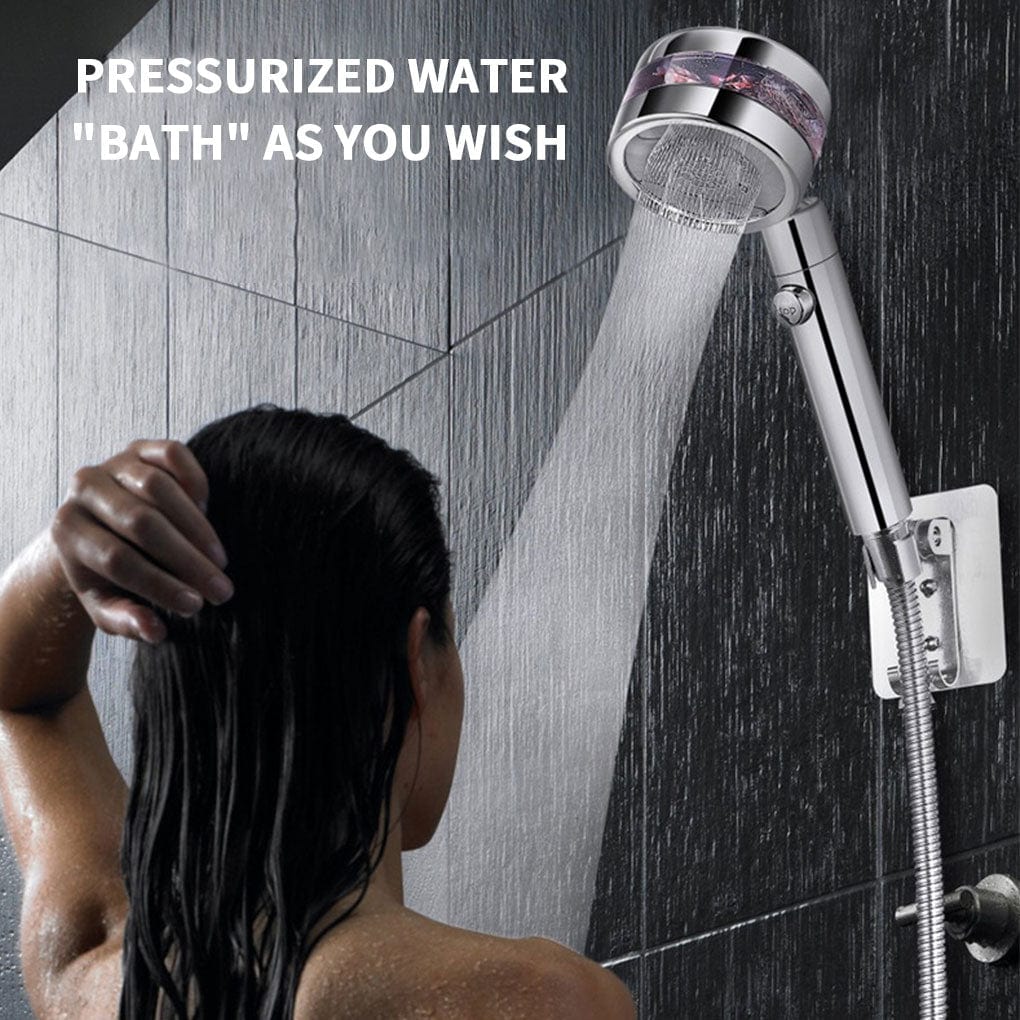 IGL Filtered + Pressurized 360° Rotating/ Detachable Jett Shower Head Inner Glow Life