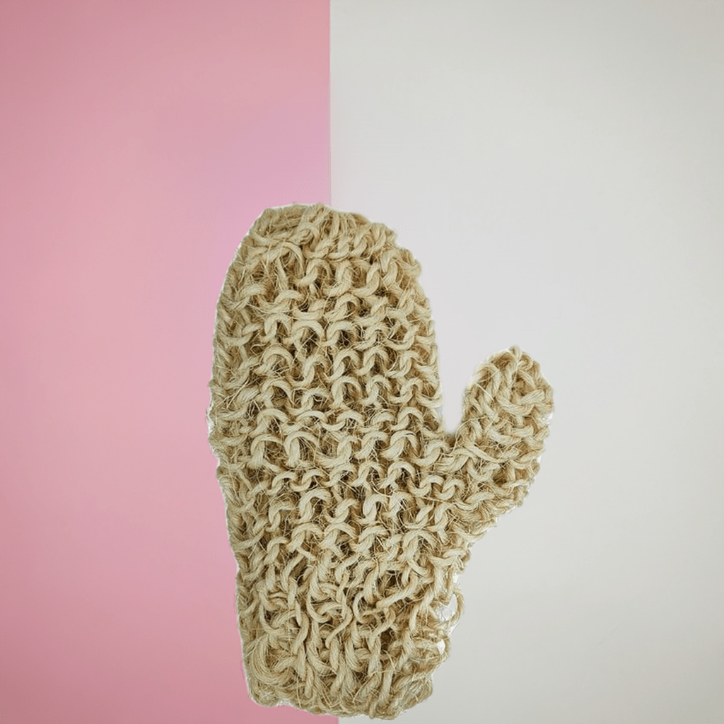 Inner Glow Life Steam Shower Mitt For Peeling + Exfoliating