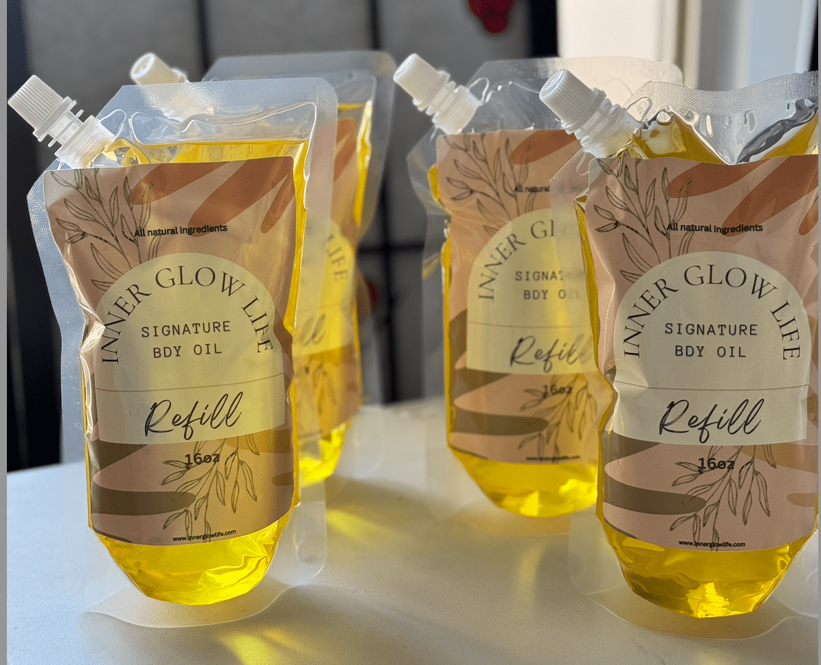 NEW Signature BDY Oil Refill - 16oz Inner Glow Life