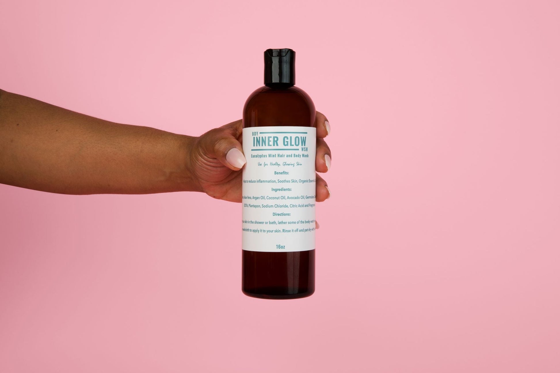 NEW* Inner Glow Life Eucalyptus Mint Body Wash- 16oz.
