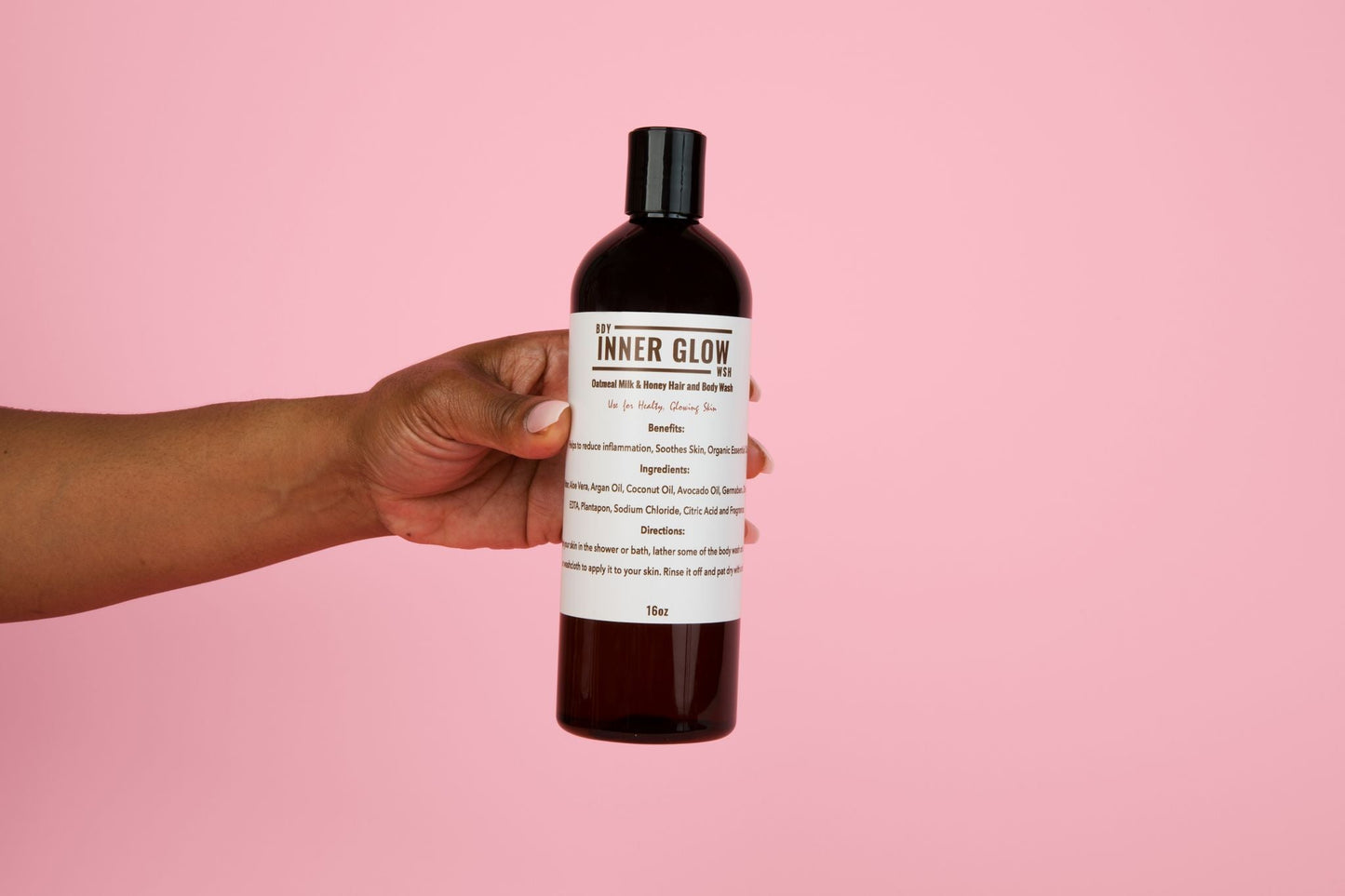 NEW* Inner Glow Life Oatmeal, Milk + Honey Body Wash- 16oz.