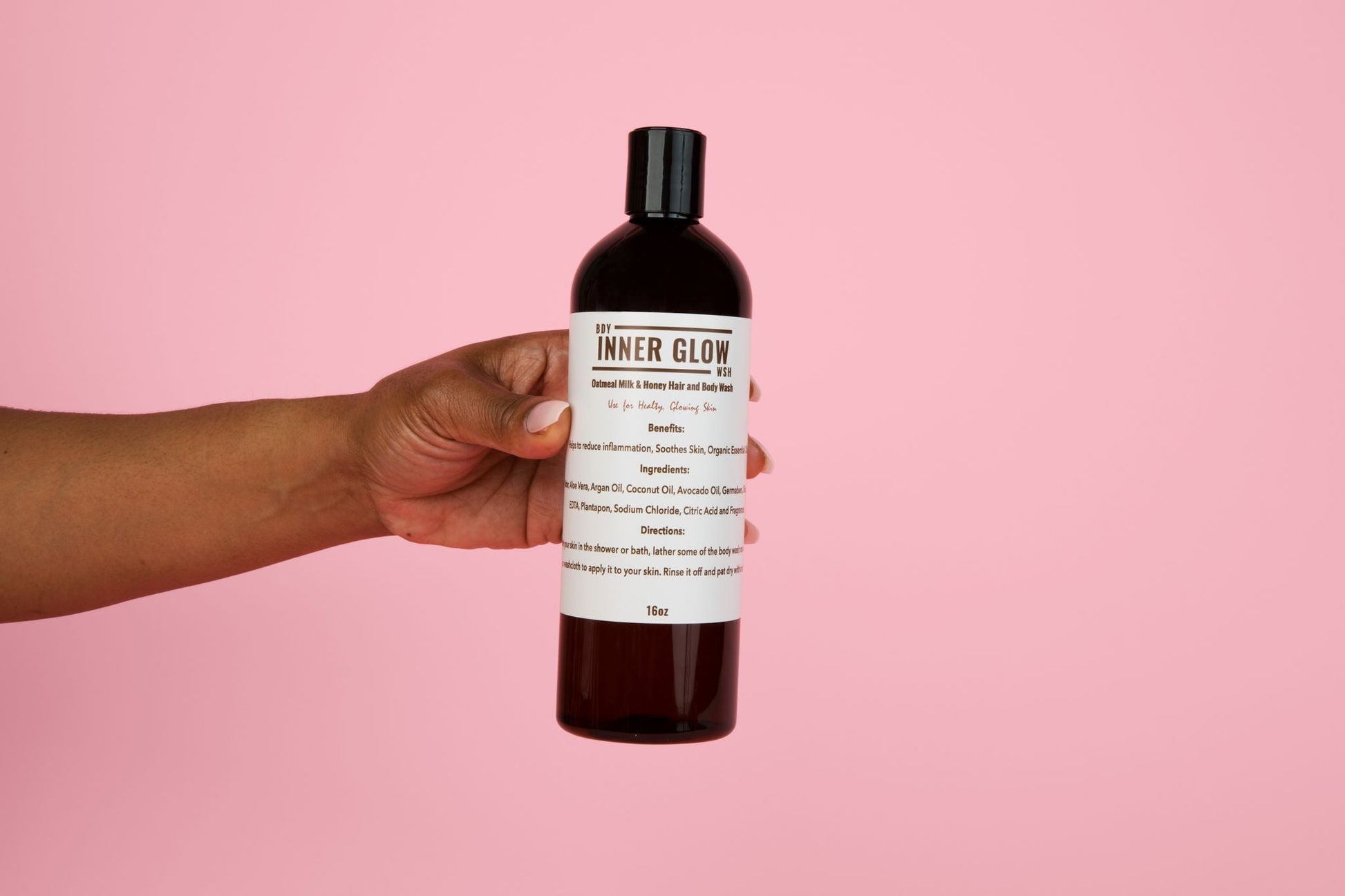 NEW* Inner Glow Life Oatmeal, Milk + Honey Body Wash- 16oz.