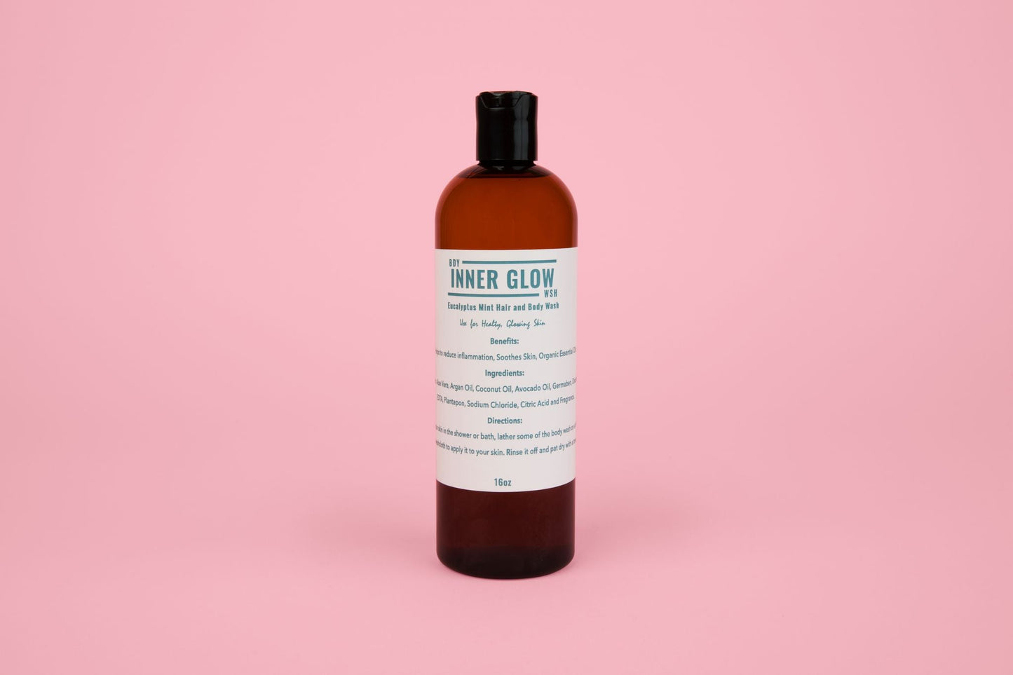 NEW* Inner Glow Life Eucalyptus Mint Body Wash- 16oz.