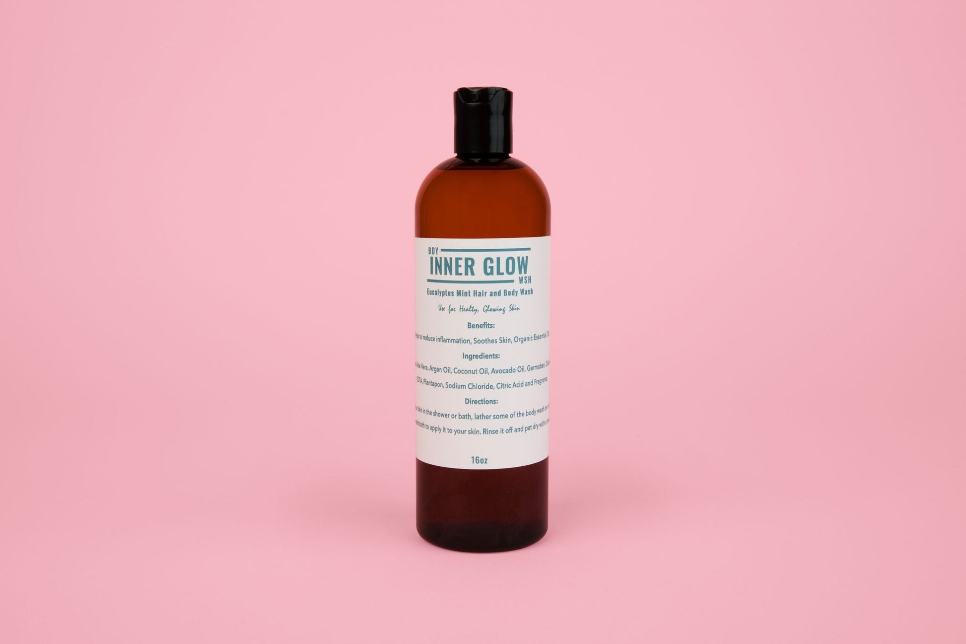 NEW* Inner Glow Life Eucalyptus Mint Body Wash- 16oz.
