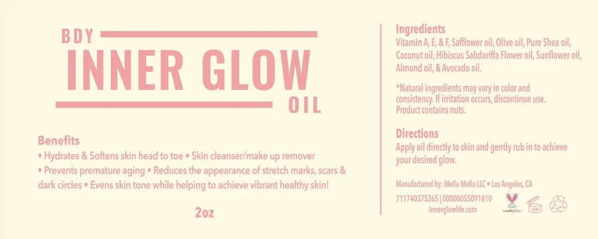 Inner Glow Life Signature BDY Oil - 2oz.