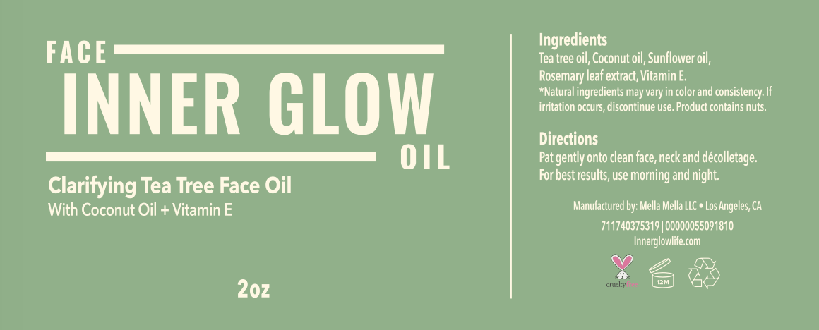 Inner Glow Life Clarifying Tea Tree Face Oil- 2oz.