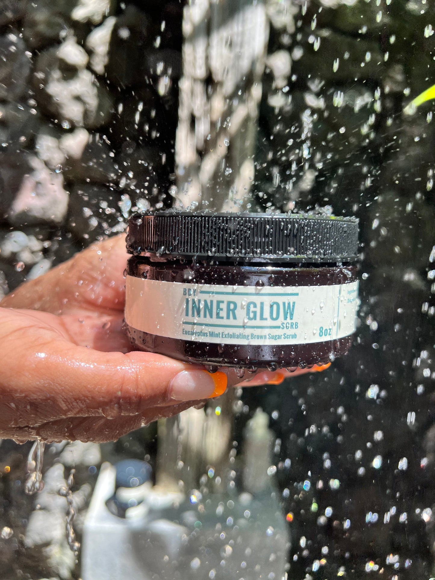 Inner Glow Life Eucalyptus Mint Exfoliating Brown Sugar Scrub- 8oz.