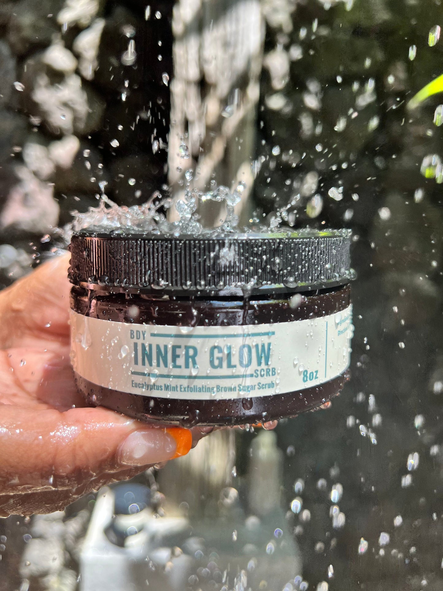 Inner Glow Life Eucalyptus Mint Exfoliating Brown Sugar Scrub- 8oz.