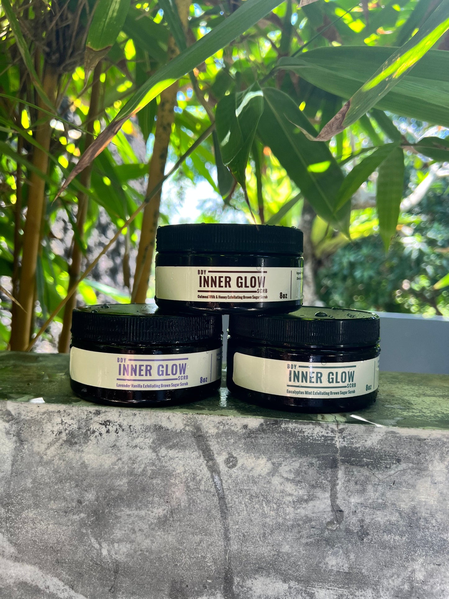 Inner Glow Life Eucalyptus Mint Exfoliating Brown Sugar Scrub- 8oz.