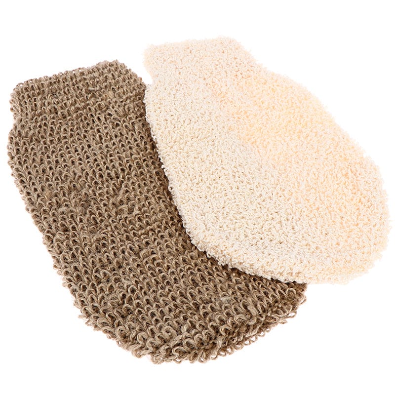 Inner Glow Peeling Bamboo Exfoliating Gloves - 2PCS.