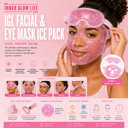 IGL Facial and Eye Mask Ice Pack