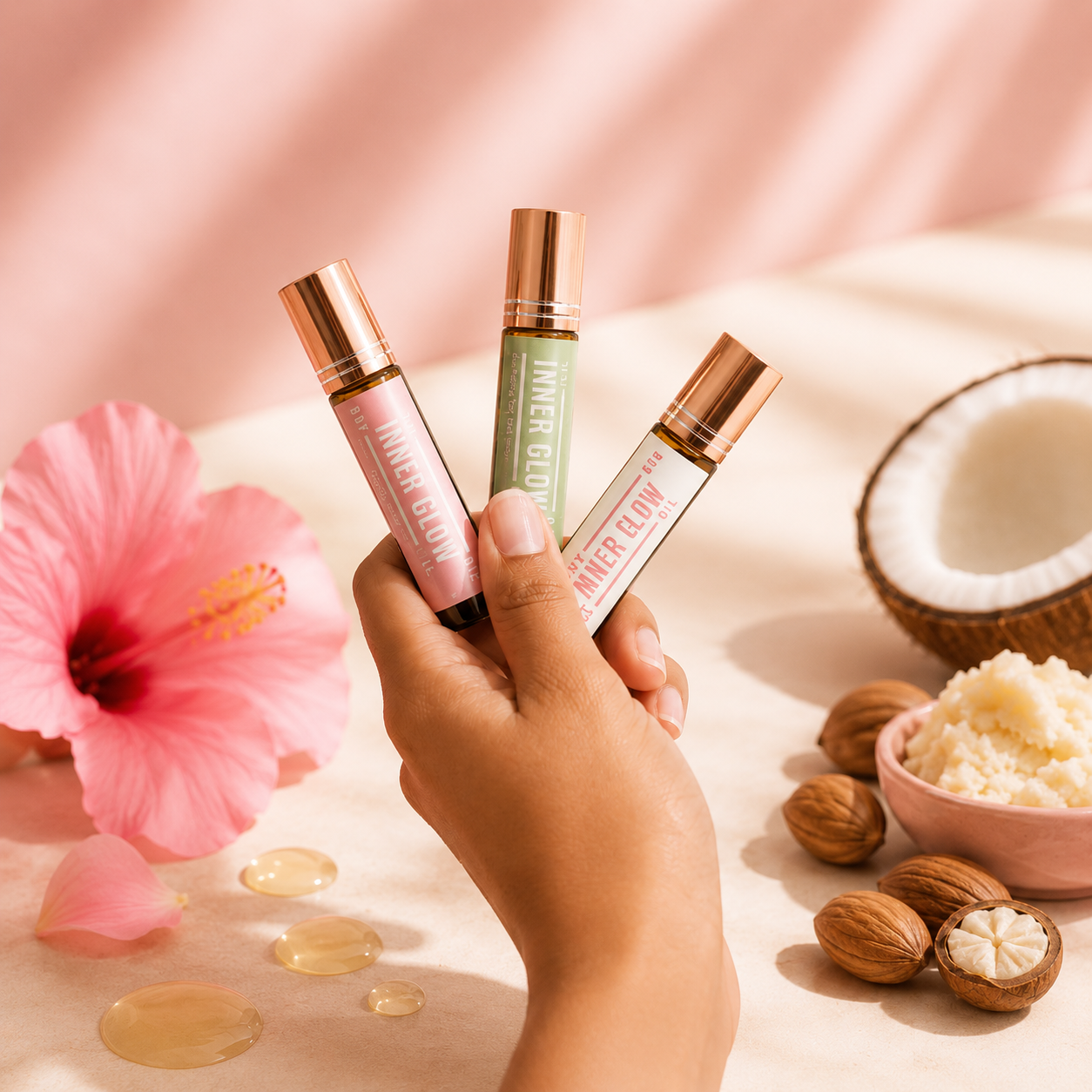 Face + BDY Oil Mini Roller Ball Set (3pcs)
