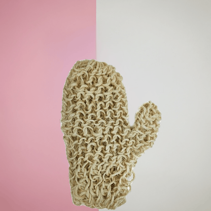 Inner Glow Life Steam Shower Mitt For Peeling + Exfoliating