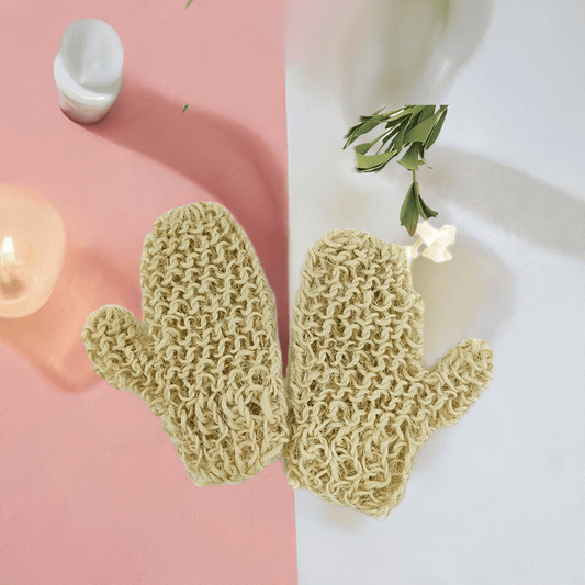Inner Glow Life Steam Shower Mitt For Peeling + Exfoliating