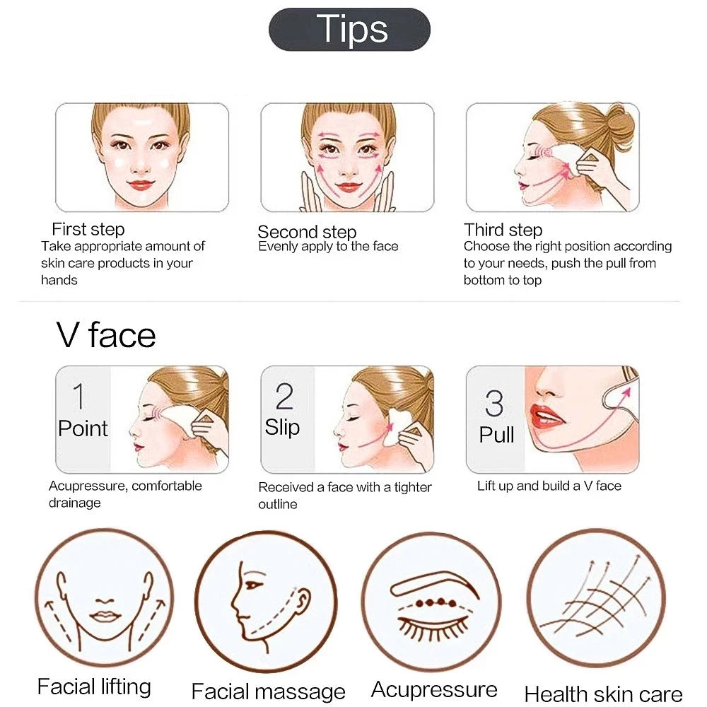 New* IGL Single Heart Gua Sha Massage Board for Face