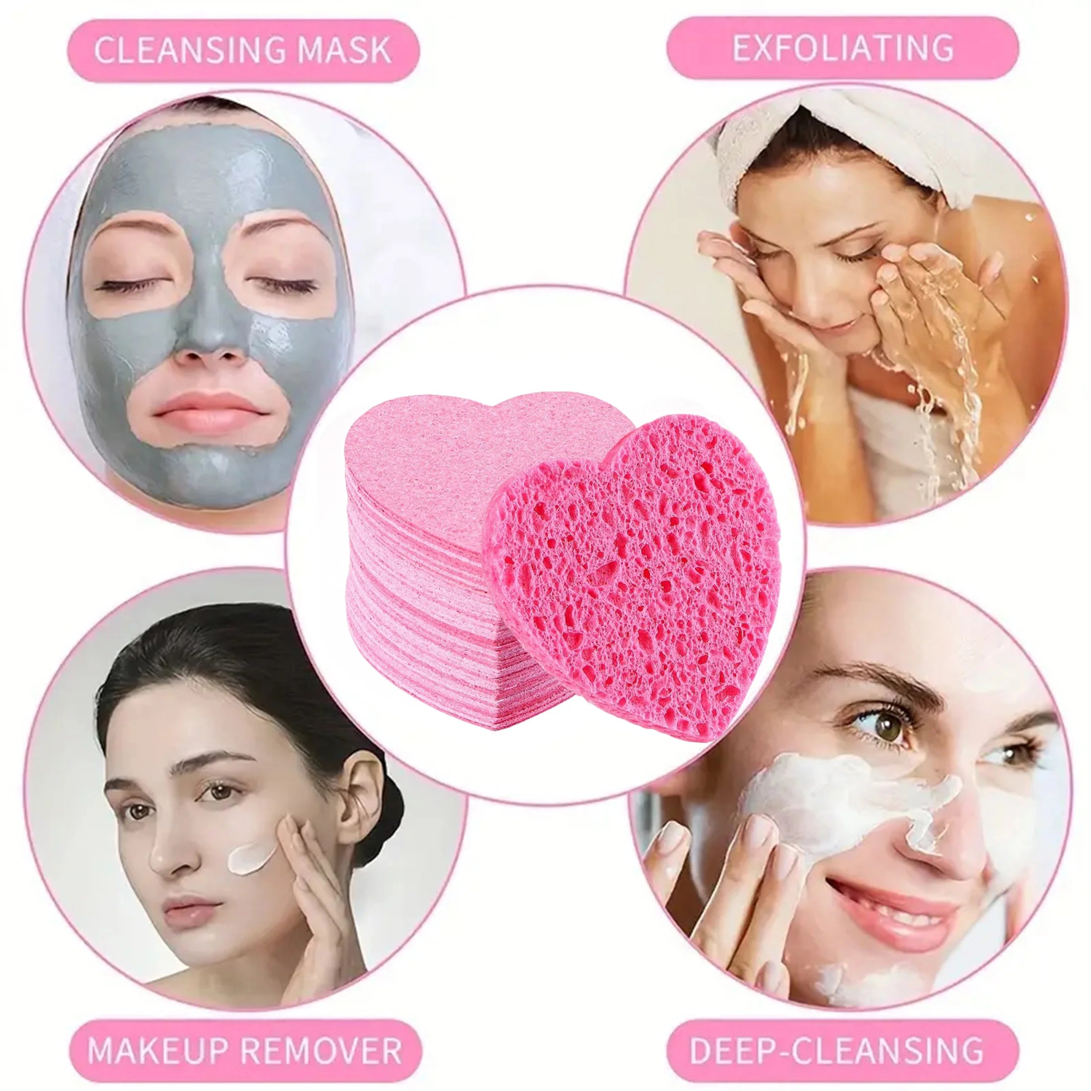 IGL Compressed facial sponge- 50pcs