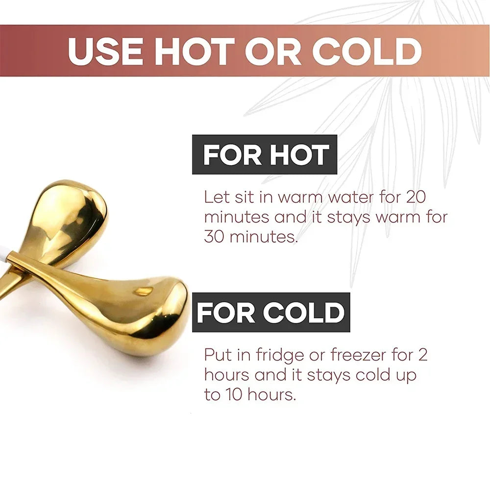 Luxe Gold Cryo Face Globes 2pcs