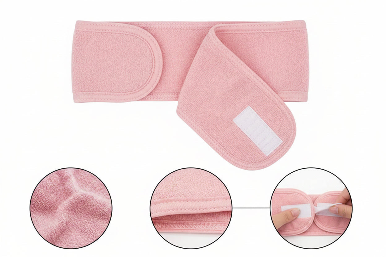 Adjustable Cloth + Velcro Headband
