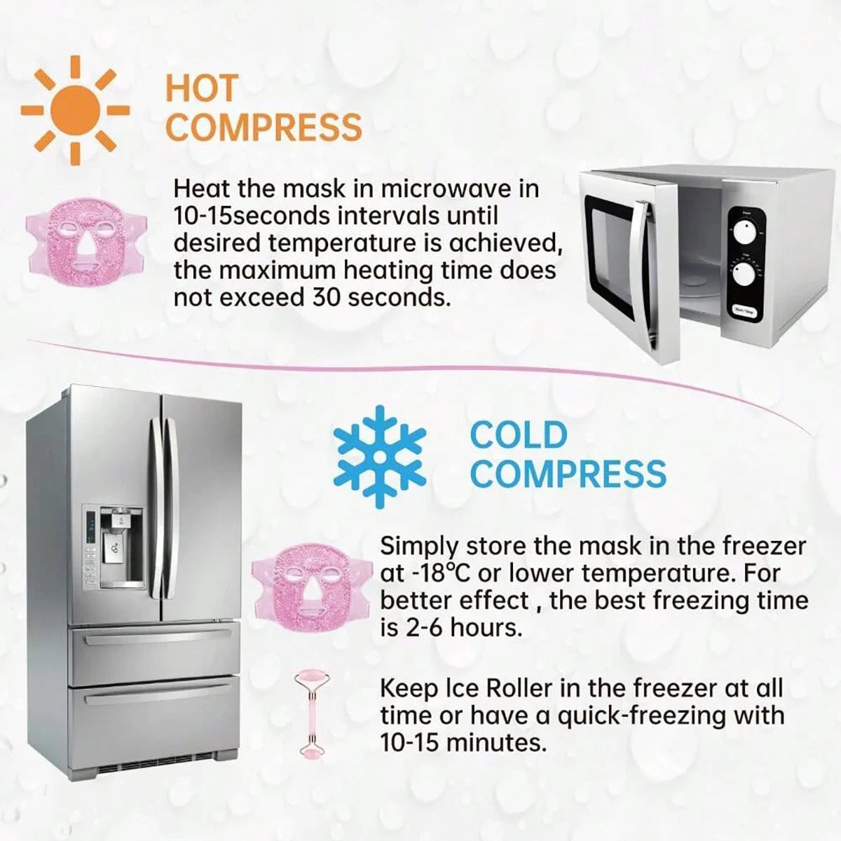 IGL Facial and Eye Mask Ice Pack