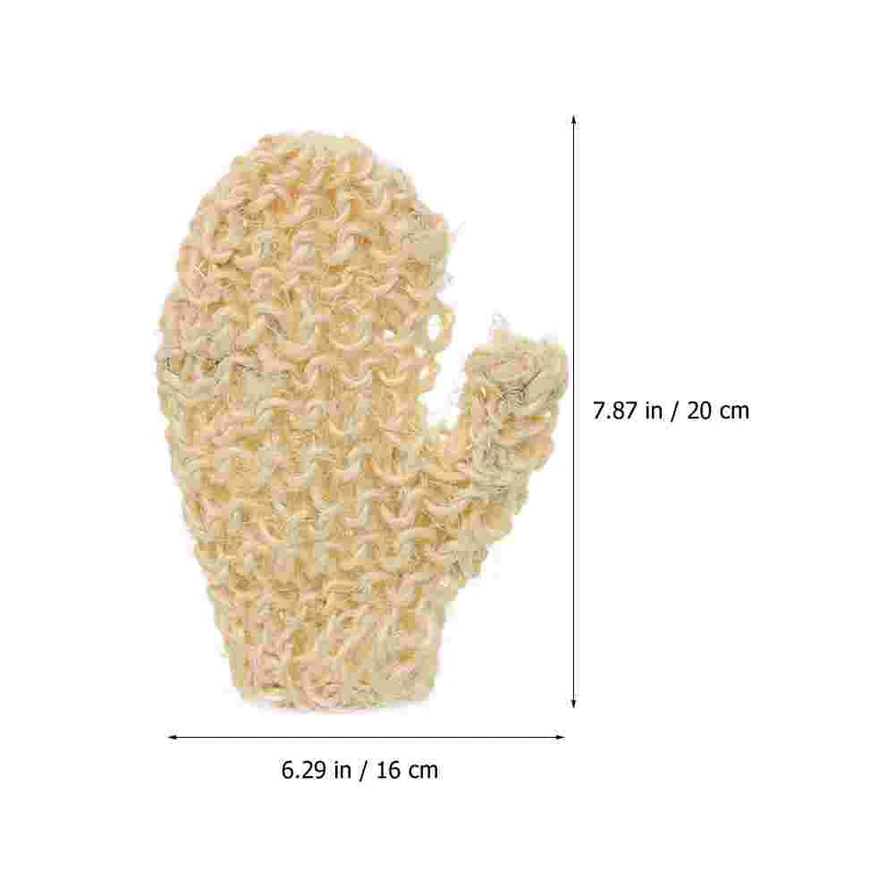 Natural Sisal Exfoliating Eco Friendly Bath Glove For Smooth Glowing Skin 1pc