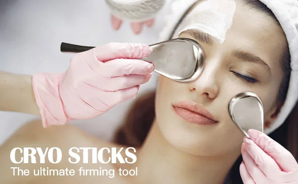 IGL Luxe Gold Cryo Face Roller Sticks - 2PCS