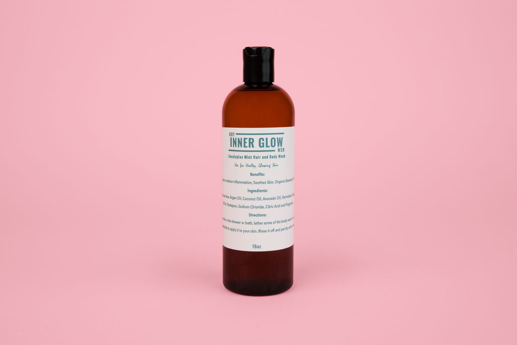 NEW* Inner Glow Life Eucalyptus Mint Body Wash- 16oz.