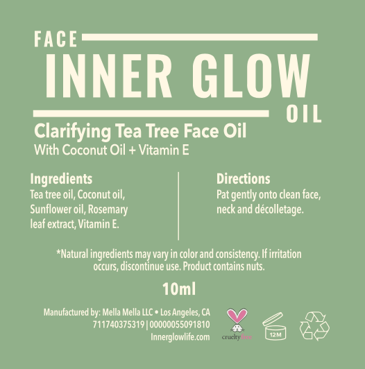 Inner Glow Life Clarifying Tea Tree Face Oil - 10ml.