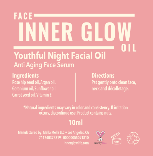 Inner Glow Life Youthful Night Anti-Aging Facial Oil- 10ml.
